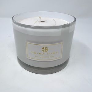 NIB | Trina Turk | Autumn Treat 3 Wick Scented Candle | NIB